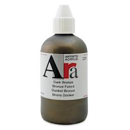 Ara Artists’ Acrylic Paint - Dark Bronze, 250 ml