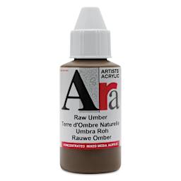 Ara Artists’ Acrylic Paint - Raw Umber, 100 ml bottle