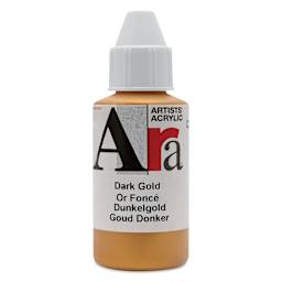 Ara Artists’ Acrylic Paint - Dark Gold, 100 ml