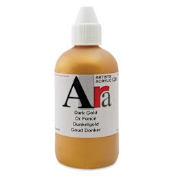 Ara Artists’ Acrylic Paint - Dark Gold, 250 ml