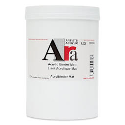 Ara Acrylic Binder - Matte, 1000 ml Jar