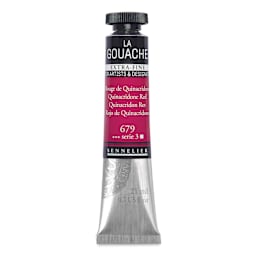 Sennelier Extra Fine Gouache - Quinacridone Red, 21 ml Tube