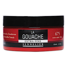Sennelier Extra Fine Gouache - French Vermilion, 100 ml Jar