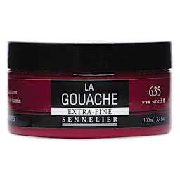 Sennelier Extra Fine Gouache - Carmine, 100 ml Jar