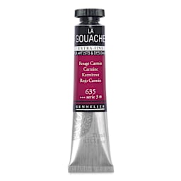 Sennelier Extra Fine Gouache - Carmine, 21 ml Tube