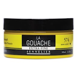 Sennelier Extra Fine Gouache - Primary Yellow, 100 ml Jar