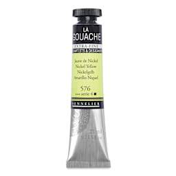 Sennelier Extra Fine Gouache - Nickel Yellow, 21 ml Tube