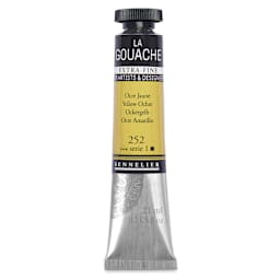 Sennelier Extra Fine Gouache - Yellow Ochre, 21 ml Tube