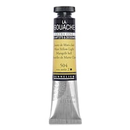 Sennelier Extra Fine Gouache - Mars Yellow Light, 21 ml Tube