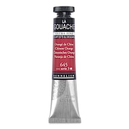 Sennelier Extra Fine Gouache - Chinese Orange, 21 ml Tube