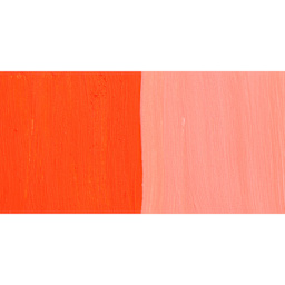 Sennelier Extra Fine Gouache - Fluorescent Orange, swatch