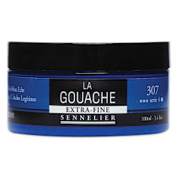 Sennelier Extra Fine Gouache - Cobalt Blue, 100 ml Jar