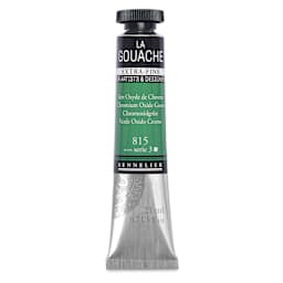 Sennelier Extra Fine Gouache - Chromium Oxide Green, 21 ml Tube