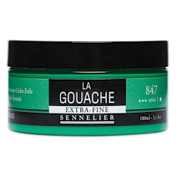 Sennelier Extra Fine Gouache - Emerald Green, 100 ml Jar
