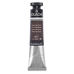 Sennelier Extra Fine Gouache - Van Dyck Brown, 21 ml Tube