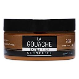 Sennelier Extra Fine Gouache - Raw Sienna, 100 ml Jar