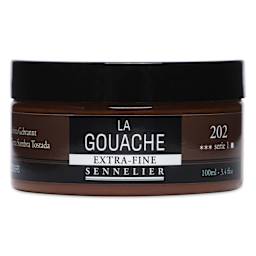 Sennelier Extra Fine Gouache - Burnt Umber, 100 ml Jar