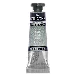 Sennelier Extra Fine Gouache - Silver, 10 ml Tube