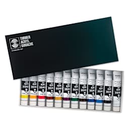 Turner Acryl Gouache - Blick Exclusive! Set of 12, Gouache Live Colors, 20 ml