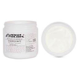 Nova Color Artists’ Acrylic Polymer Paint - Nacreous White Pearl, 473 ml Jar