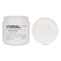 Nova Color Artists’ Acrylic Polymer Paint - Sparkling Pearl, 473 ml Jar