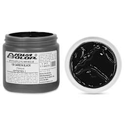 Nova Color Artists’ Acrylic Polymer Paint - Carbon Black, 473 ml Jar