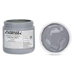 Nova Color Artists’ Acrylic Polymer Paint - Neutral Gray 5, 473 ml Jar