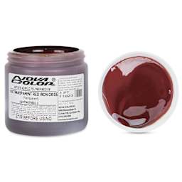 Nova Color Artists’ Acrylic Polymer Paint - Transparent Red Iron Oxide, 473 ml Jar