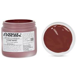 Nova Color Artists’ Acrylic Polymer Paint - Venetian Iron Oxide Red, 473 ml Jar