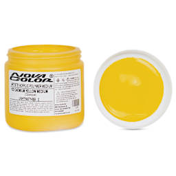 Nova Color Artists’ Acrylic Polymer Paint - Cadmium Yellow Medium, 473 ml Jar