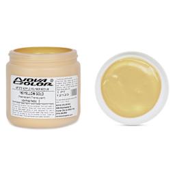 Nova Color Artists’ Acrylic Polymer Paint - Yellow Gold Pearl, 118 ml Jar