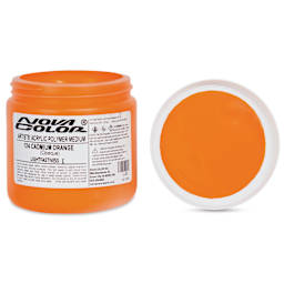 Nova Color Artists’ Acrylic Polymer Paint - Cadmium Orange, 473 ml Jar