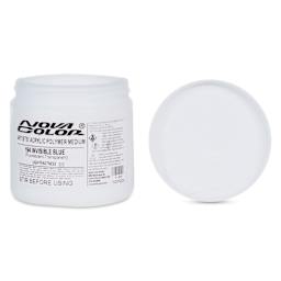 Nova Color Artists’ Acrylic Polymer Paint - Fluorescent Invisible Blue, 473 ml Jar