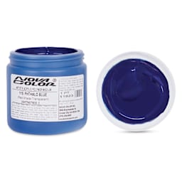 Nova Color Artists’ Acrylic Polymer Paint - Phthalo Blue Red Shade, 473 ml Jar