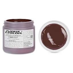 Nova Color Artists’ Acrylic Polymer Paint - Mars Iron Oxide Violet, 473 ml Jar