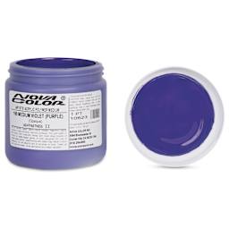 Nova Color Artists’ Acrylic Polymer Paint - Medium Violet Purple, 473 ml Jar