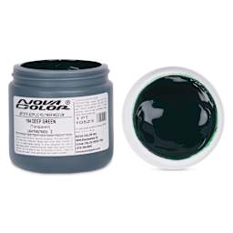 Nova Color Artists’ Acrylic Polymer Paint - Deep Green, 473 ml Jar