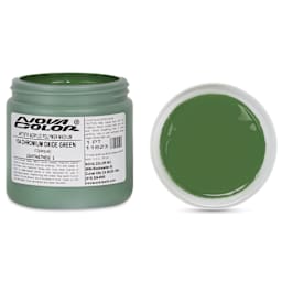 Nova Color Artists’ Acrylic Polymer Paint - Chromium Oxide Green, 473 ml Jar