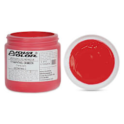 Nova Color Artists’ Acrylic Polymer Paint - Naphthol Crimson, 473 ml Jar