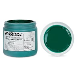 Nova Color Artists’ Acrylic Polymer Paint - Phthalo Green Yellow Shade, 473 ml Jar