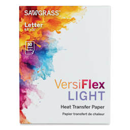 Sawgrass VersiFlex Light Heat Transfer Paper - Pkg of 50, 8-1/2" x 11"