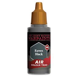 The Army Painter Warpaints Air Acrylic Airbrush Paint - Raven Black, 18 ml bottle