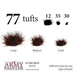 The Army Painter Battlefields Scenery Grass Tufts - Scorched Tuft