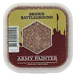 Top label of The Army Painter Battleground Basing Sand - Brown, 150 ml