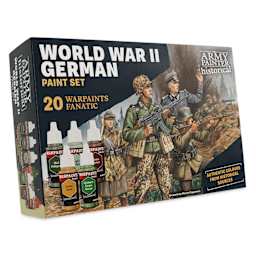 The Army Painter Warpaints Fanatic Historical Paints - Set of 20, WWII German, 18 ml