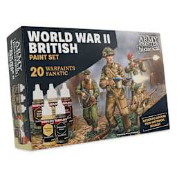 The Army Painter Warpaints Fanatic Historical Paints - Set of 20, WWII British, 18 ml