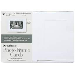 Strathmore Photo Frame Cards and Envelopes - Pkg of 40, front of the packaging