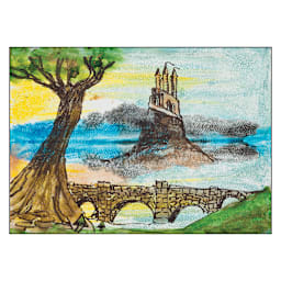 abstract pressed landscape