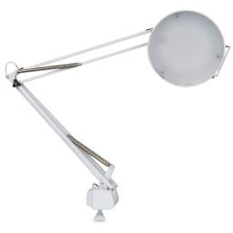 Studio Designs LED Combo Lamp - White, view of the lamp sideways