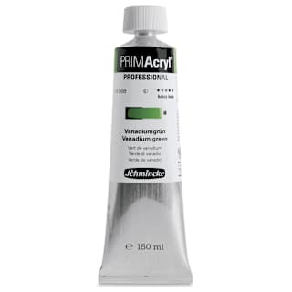 Schmincke Primacryl Professional Acrylic Paint - Vanadium Green, 150 ml Tube